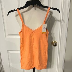 NWT b.tempt’d Women's Peach Color Lace Trim Cami Tank Top